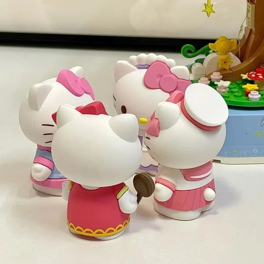 Sanrio Hello Kitty Blind Box Specified Design Princess Dress up Diary Series Anime Action Figure Toy Dressing Birthday Gift Toy