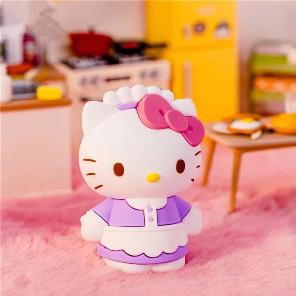 Sanrio Hello Kitty Blind Box Specified Design Princess Dress up Diary Series Anime Action Figure Toy Dressing Birthday Gift Toy
