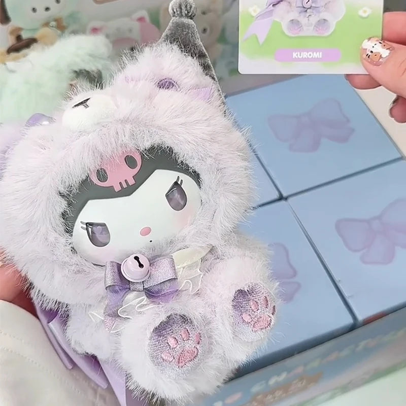 Sanrio Characters Fox Island Blind Box Cinnamoroll Kuromi Vinly Plush Pendants Surprise Box My Melody Anime Doll Mystery Bag Toy