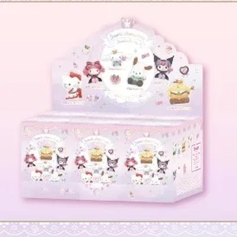 Sanrio Kuromi Family Sweetheart Candy Series Blind Box Hello Kitty My Melody Decoration Trend Toy Figure Children Birthday Gift