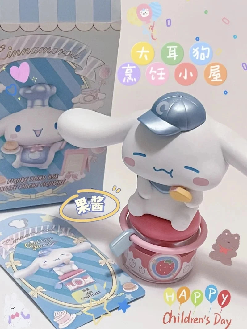 Sanrio Cinnamoroll Cooking House Series Blind Box Figure Collection Ornament Decoration Children'S Toy Gift