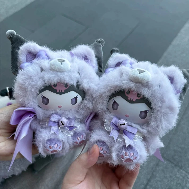 Sanrio Characters Fox Island Blind Box Cinnamoroll Kuromi Vinly Plush Pendants Surprise Box My Melody Anime Doll Mystery Bag Toy