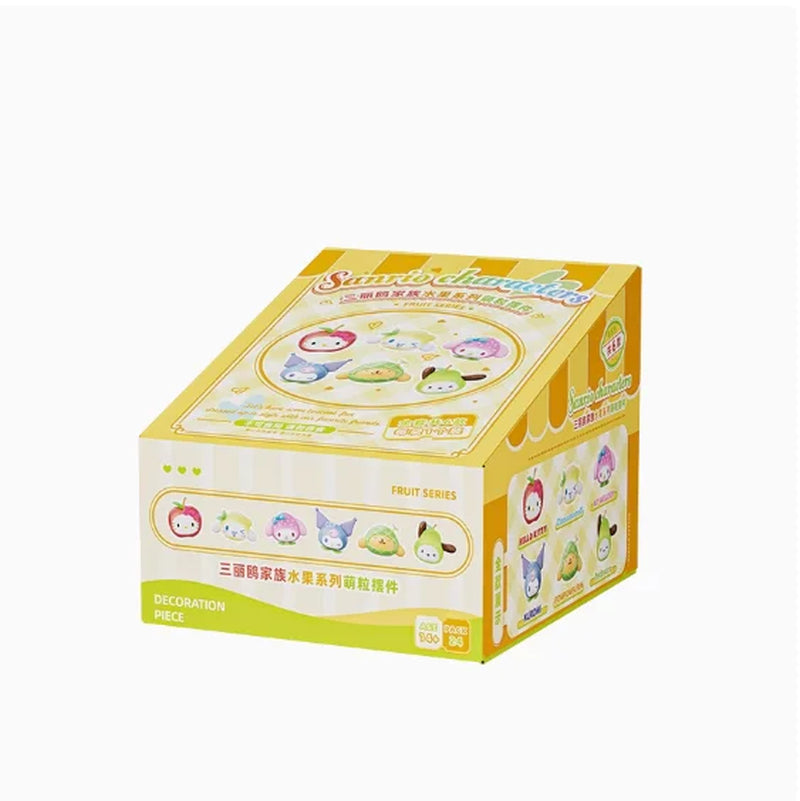 Genuine  Family Fruit Series Blind Bag Ornaments Toy Anime Figures Kuromi Pochacco Hellokitty Mysterious Box for Kids Toys