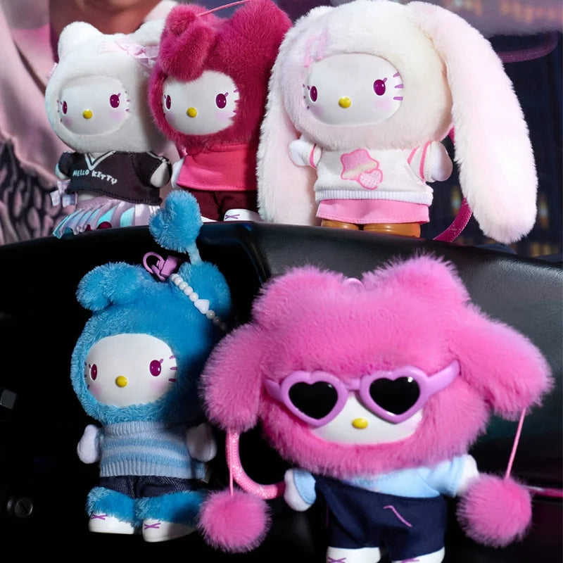2025 Original Hellokitty Popstar Series Vinyl Doll Blind Box Hello Kitty Pendant Handbag Decoration Cute Doll Birthday Gift