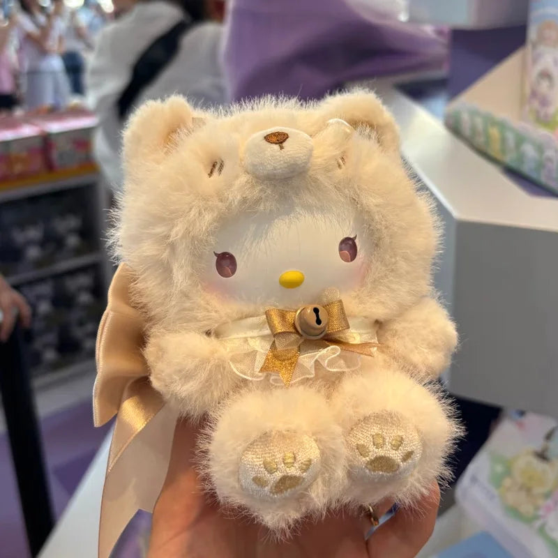 New Genuine Sanrio Characters Fox Island Series Vinyl Blind Box Toys Cartoon Hello Kitty Kuromi Cinnamoroll Pendents Trendy Gift