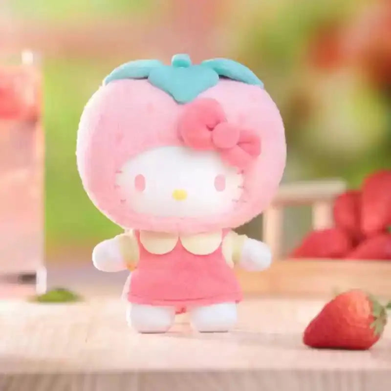 Authentic New TOPTOY Hello Kitty Fruity Paradise Series Plush Blind Box Anime Pendant Cartoon Pendant Doll Guess Bag Girl Gift