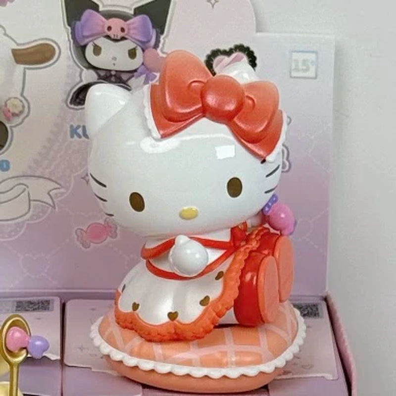 Sanrio Kuromi Family Sweetheart Candy Series Blind Box Hello Kitty My Melody Decoration Trend Toy Figure Children Birthday Gift