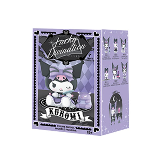 6Pcs Set Sanrio Kuromi Blind Box Lucky Divination Series Action Figure Doll Surprise Box Cute Model Anime Figures Collection Toy