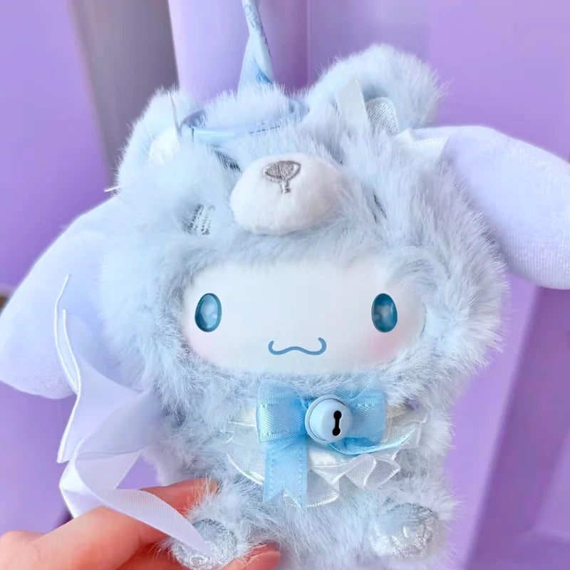 New Genuine Sanrio Characters Fox Island Series Vinyl Blind Box Toys Cartoon Hello Kitty Kuromi Cinnamoroll Pendents Trendy Gift