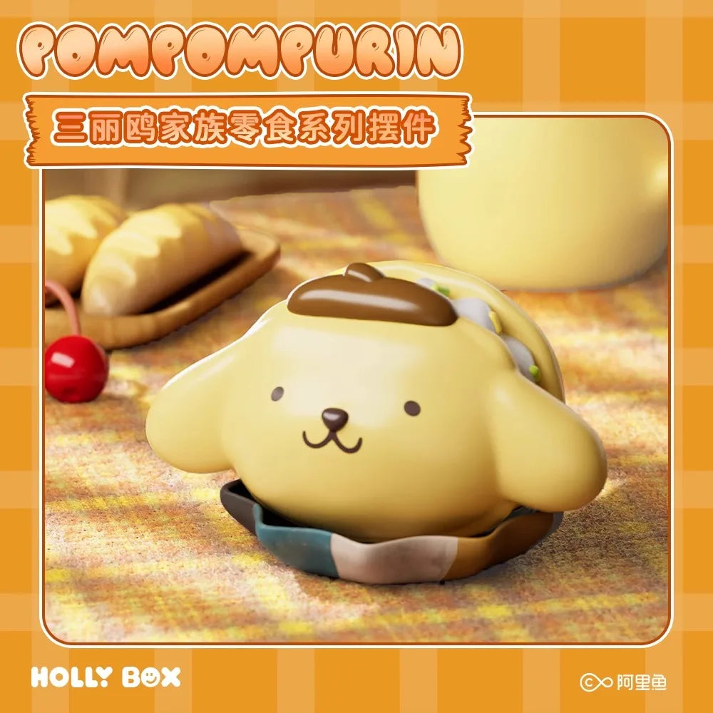 Sanrio Family Snack Series Trendy Toy Blind Bags / Blind Boxes, Kuromi Mini Figure Ornaments Gifts