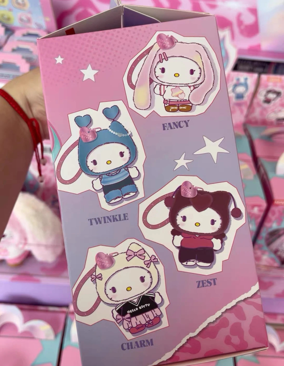 2025 Original Hellokitty Popstar Series Vinyl Doll Blind Box Hello Kitty Pendant Handbag Decoration Cute Doll Birthday Gift