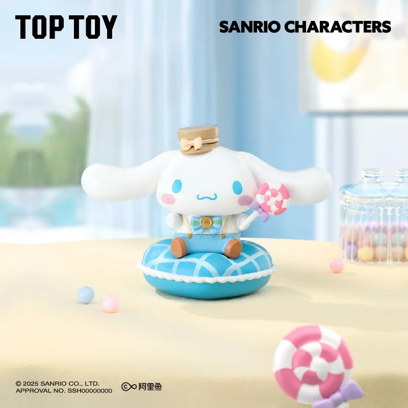 Sanrio Kuromi Family Sweetheart Candy Series Blind Box Hello Kitty My Melody Decoration Trend Toy Figure Children Birthday Gift
