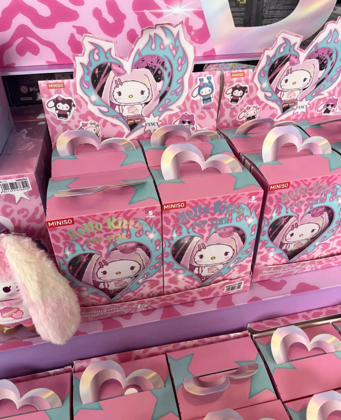 2025 Original Hellokitty Popstar Series Vinyl Doll Blind Box Hello Kitty Pendant Handbag Decoration Cute Doll Birthday Gift