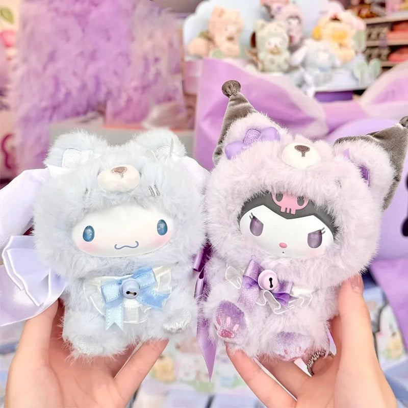 Sanrio Characters Fox Island Blind Box Cinnamoroll Kuromi Vinly Plush Pendants Surprise Box My Melody Anime Doll Mystery Bag Toy