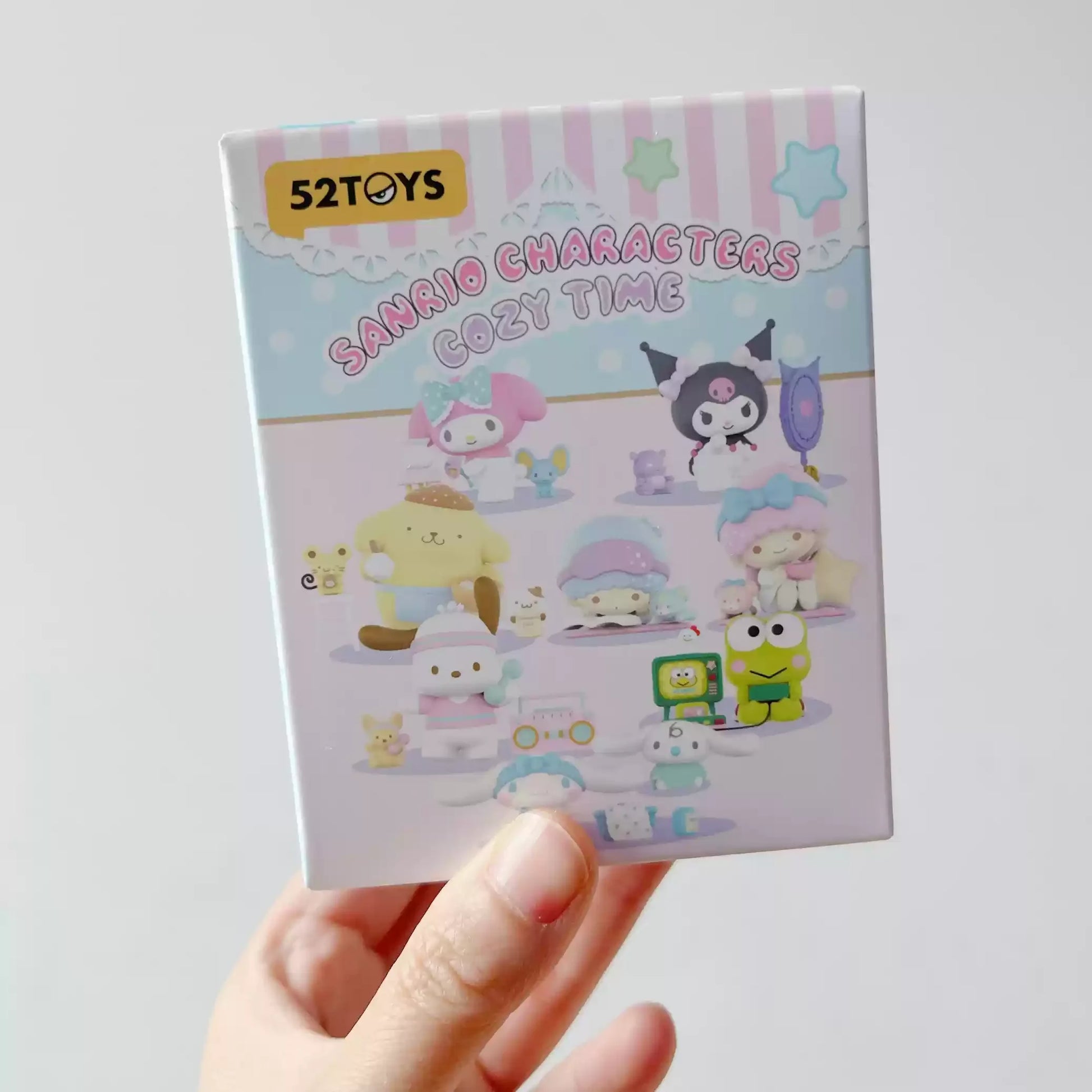 New Genuine Sanrio Characters Cozy Time Series Blind Box Model Hello Kitty Kuromi Melody Collectibles Trendy Toys Girl Kids Gift