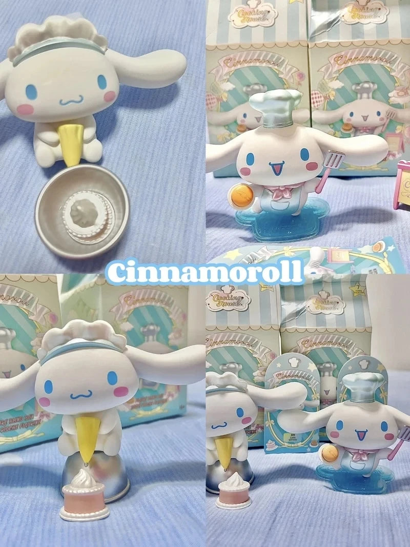 Sanrio Cinnamoroll Cooking House Series Blind Box Figure Collection Ornament Decoration Children'S Toy Gift