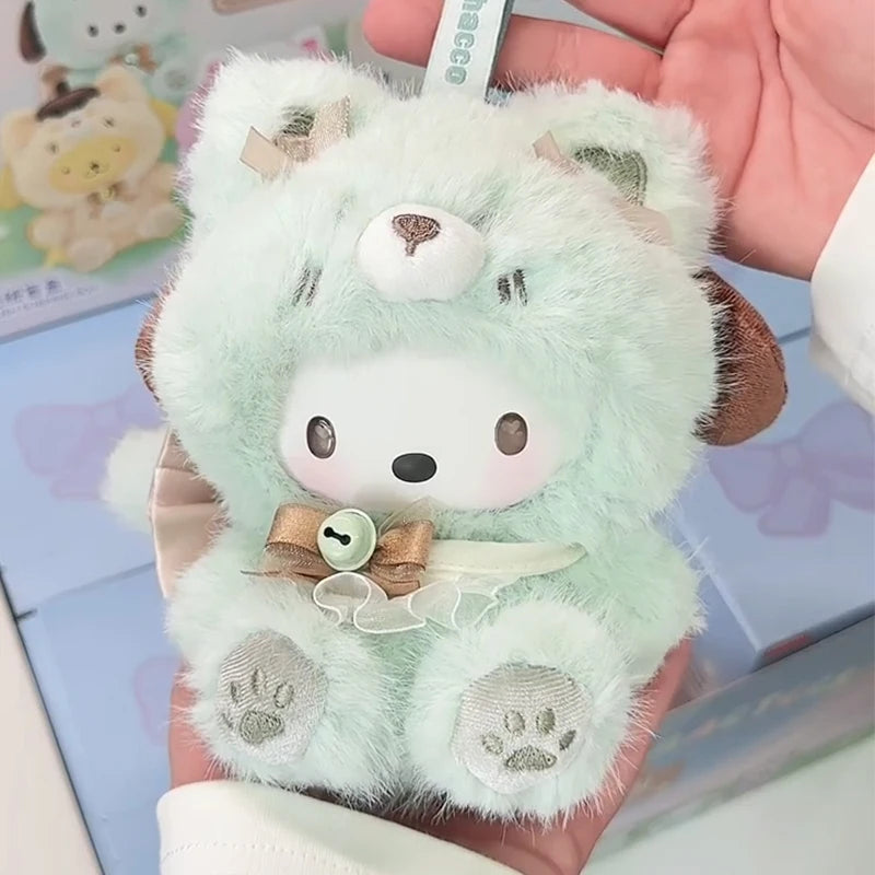 Sanrio Characters Fox Island Blind Box Cinnamoroll Kuromi Vinly Plush Pendants Surprise Box My Melody Anime Doll Mystery Bag Toy