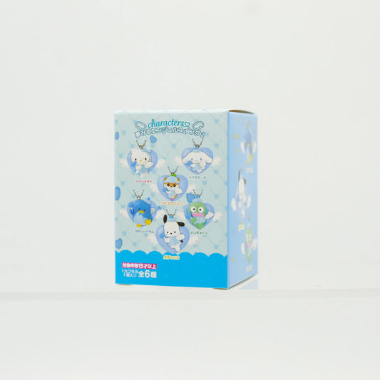 Sanrio Hello Kitty Cinnamoroll Pochacco Hangyodon Anime Figure Toys Angel Shaped Pendant Blind Box Toys Bag Decoration Kids Gift