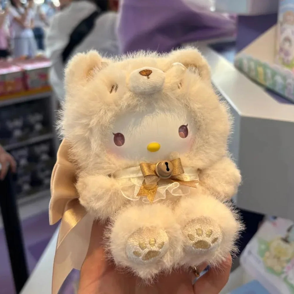 New Genuine Sanrio Characters Fox Island Series Vinyl Blind Box Toys Cartoon Hello Kitty Kuromi Cinnamoroll Pendents Trendy Gift