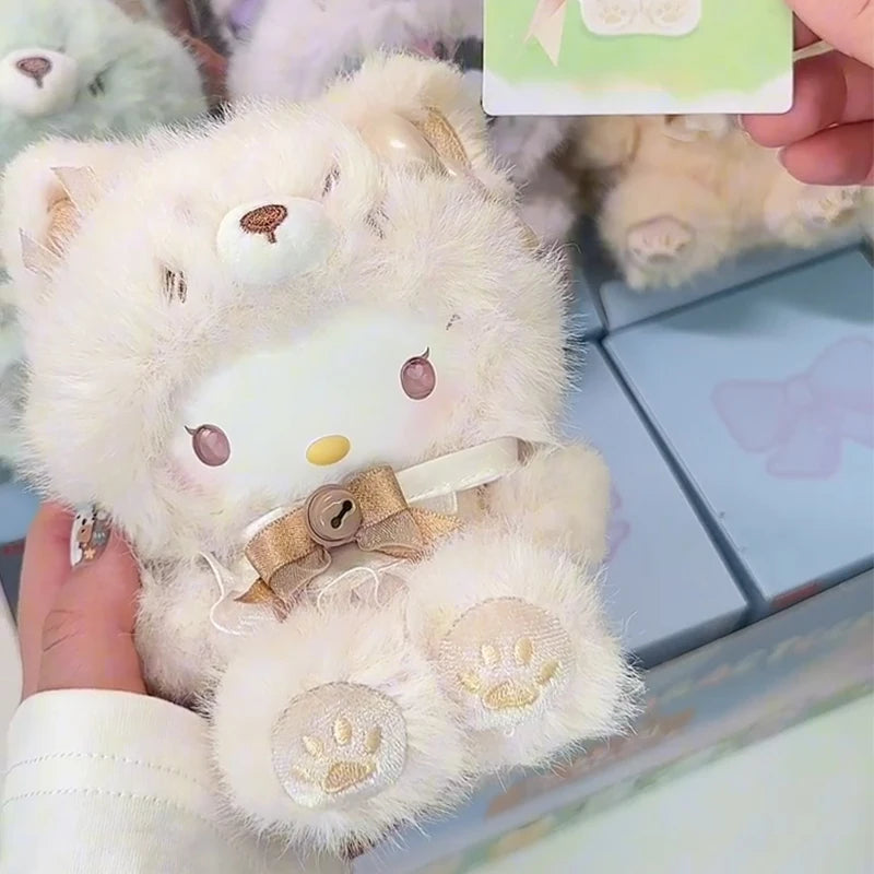 Sanrio Characters Fox Island Blind Box Cinnamoroll Kuromi Vinly Plush Pendants Surprise Box My Melody Anime Doll Mystery Bag Toy