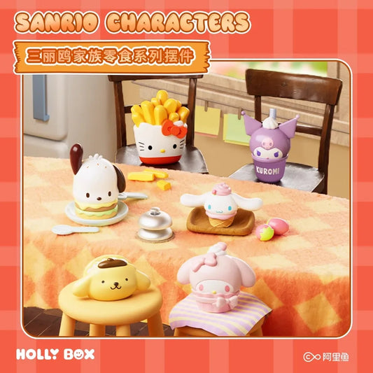 Sanrio Family Snack Series Trendy Toy Blind Bags / Blind Boxes, Kuromi Mini Figure Ornaments Gifts