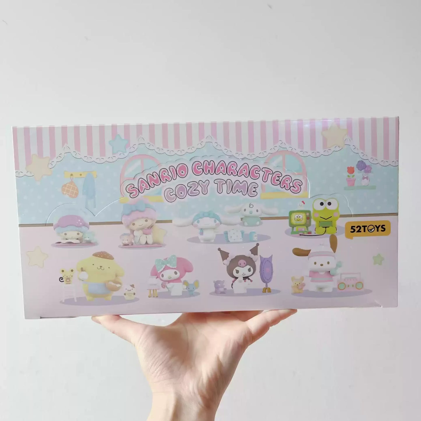 New Genuine Sanrio Characters Cozy Time Series Blind Box Model Hello Kitty Kuromi Melody Collectibles Trendy Toys Girl Kids Gift