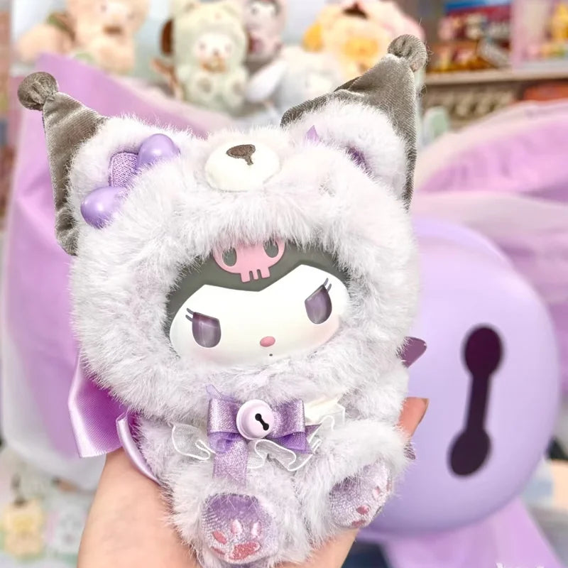 New Genuine Sanrio Characters Fox Island Series Vinyl Blind Box Toys Cartoon Hello Kitty Kuromi Cinnamoroll Pendents Trendy Gift
