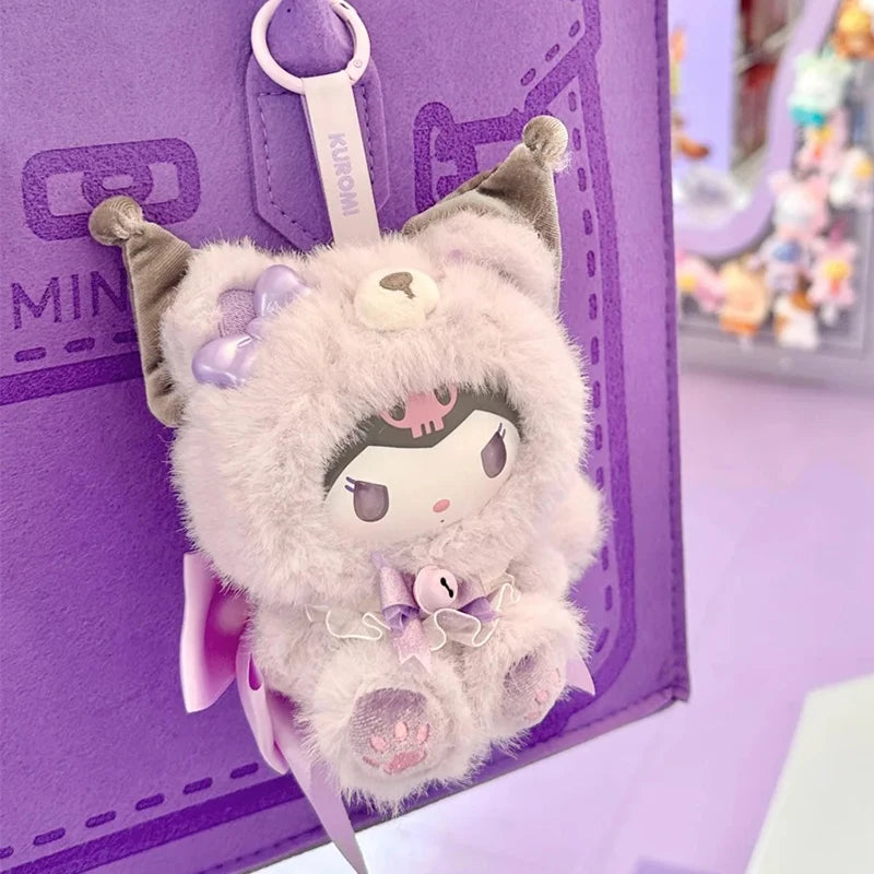 Sanrio Characters Fox Island Blind Box Cinnamoroll Kuromi Vinly Plush Pendants Surprise Box My Melody Anime Doll Mystery Bag Toy