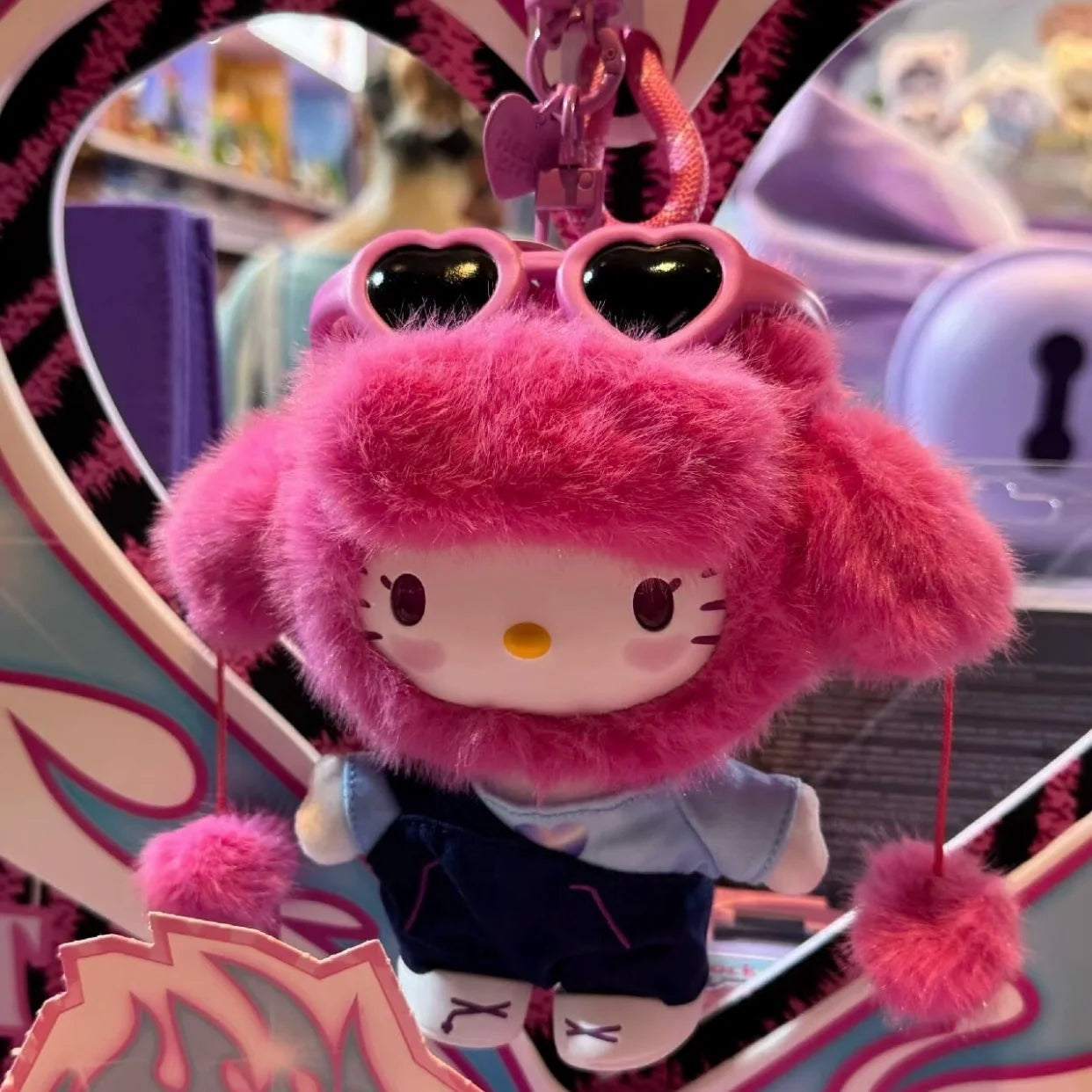 2025 Original Hellokitty Popstar Series Vinyl Doll Blind Box Hello Kitty Pendant Handbag Decoration Cute Doll Birthday Gift
